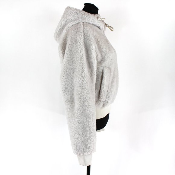 Lululemon Oh So Sherpa Half Zip Trench Hoodie Pullover 4 Kangaroo Pocket Jacket - Picture 3 of 9